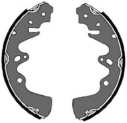 VEMA 84440 Brake Shoe Set